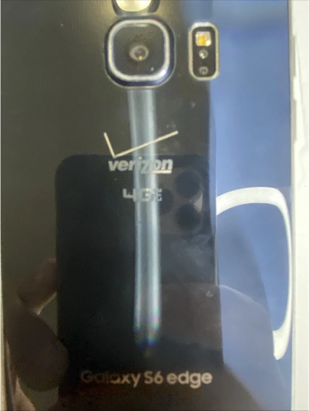 Samsung Galaxy S6 Edge 64 GB Black Sapphire - Unknown Carrier, Damaged, Untested